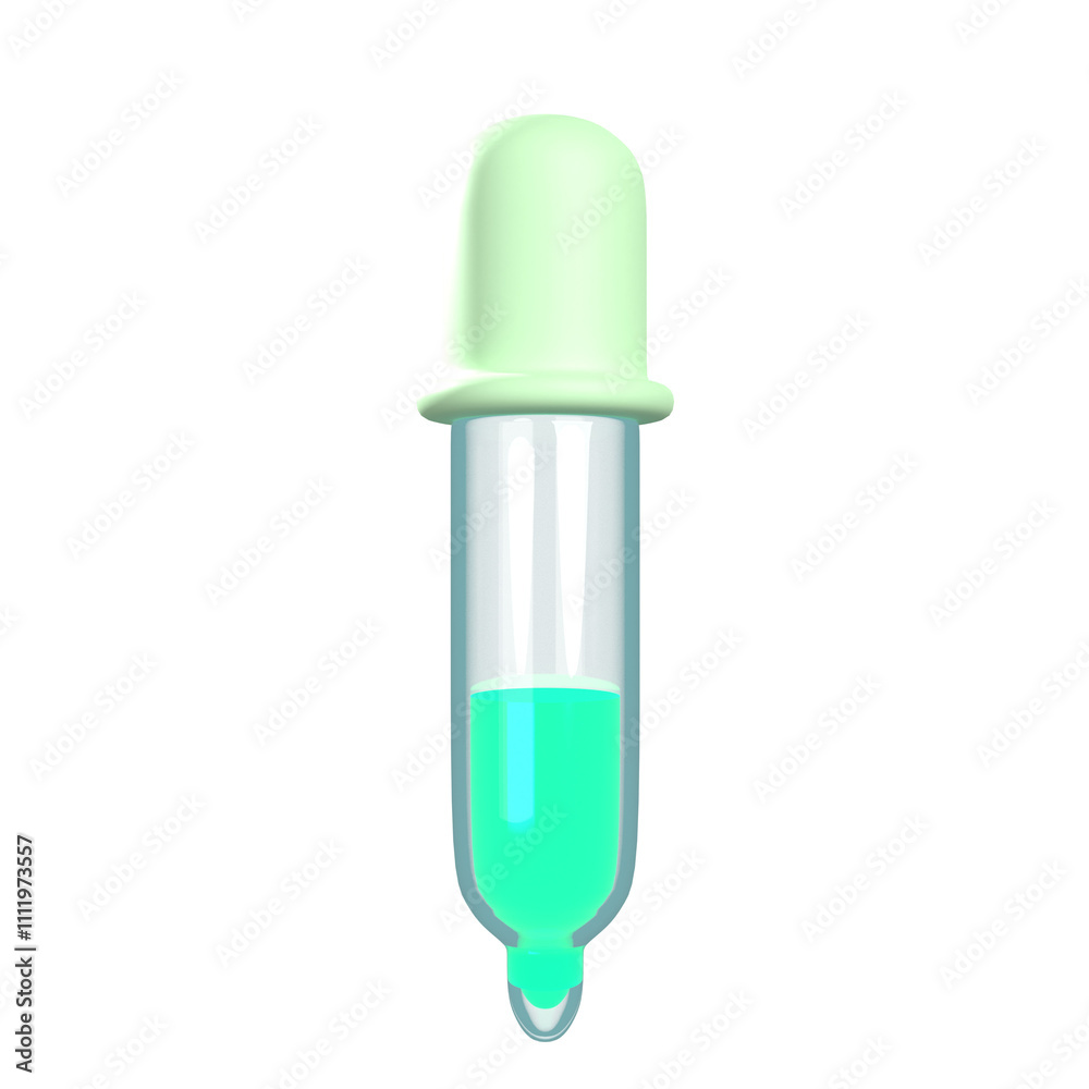 3D Pipette Icon 3D Pipette Icon