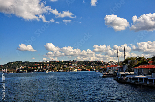 Beautiful Istanbul Bosphorus view. Istanbul cityscape.