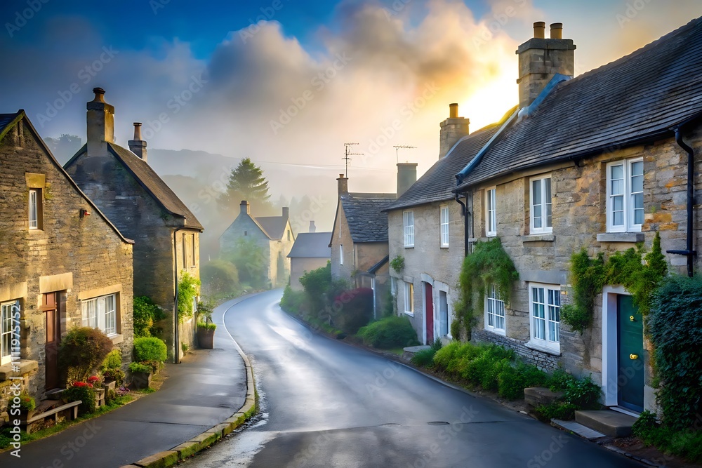 Foggy Landscape Backgrounds - Nature, Cities, and Village Scenes in Mist,Featuring soft, misty textures, and atmospheric details Foggy Landscape Backgrounds - Nature, Cities, and Village Scenes in Mist,Featuring soft, misty textures, and atmospheric details