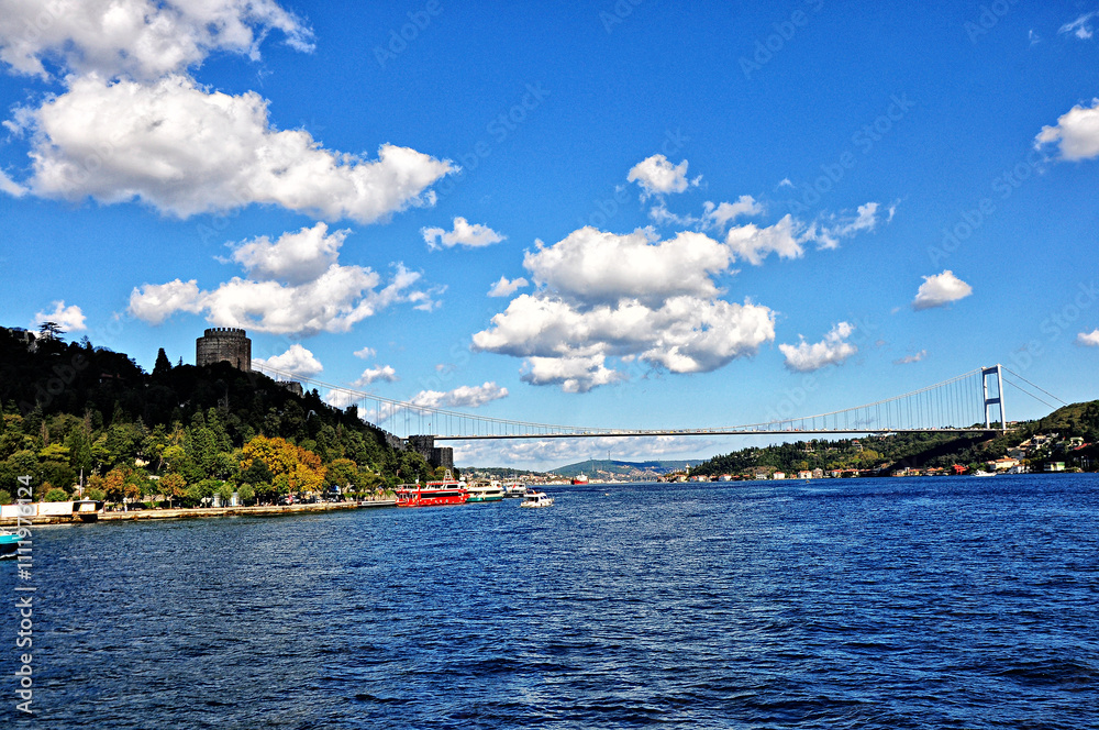 Beautiful Istanbul Bosphorus view. Istanbul cityscape. Beautiful Istanbul Bosphorus view. Istanbul cityscape.