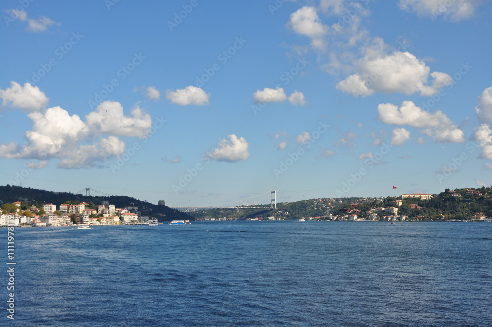 Beautiful Istanbul Bosphorus view. Istanbul cityscape. Beautiful Istanbul Bosphorus view. Istanbul cityscape.