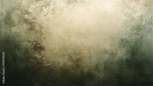 Abstract Green and Beige Textured Wall Background