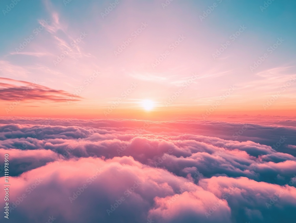 Sunset Over Clouds Sunset Over Clouds