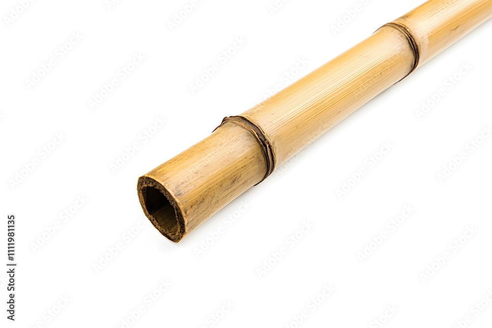 Bamboo stick close-up isolated on white background Bamboo stick close-up isolated on white background