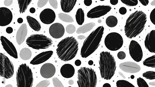 Fur Lines: Hand-Drawn Vector Texture Art
 photo
