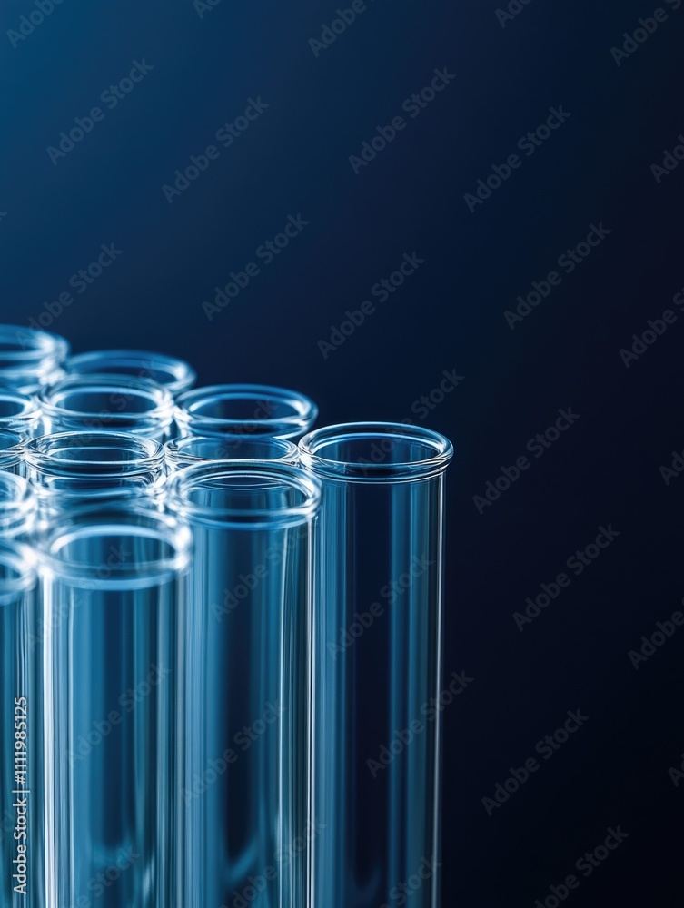 Test tubes on table Test tubes on table
