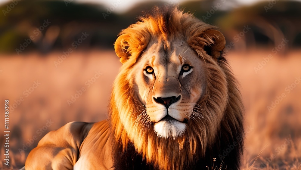 Fototapeta premium animated animal portrait with bokeh mode on camera