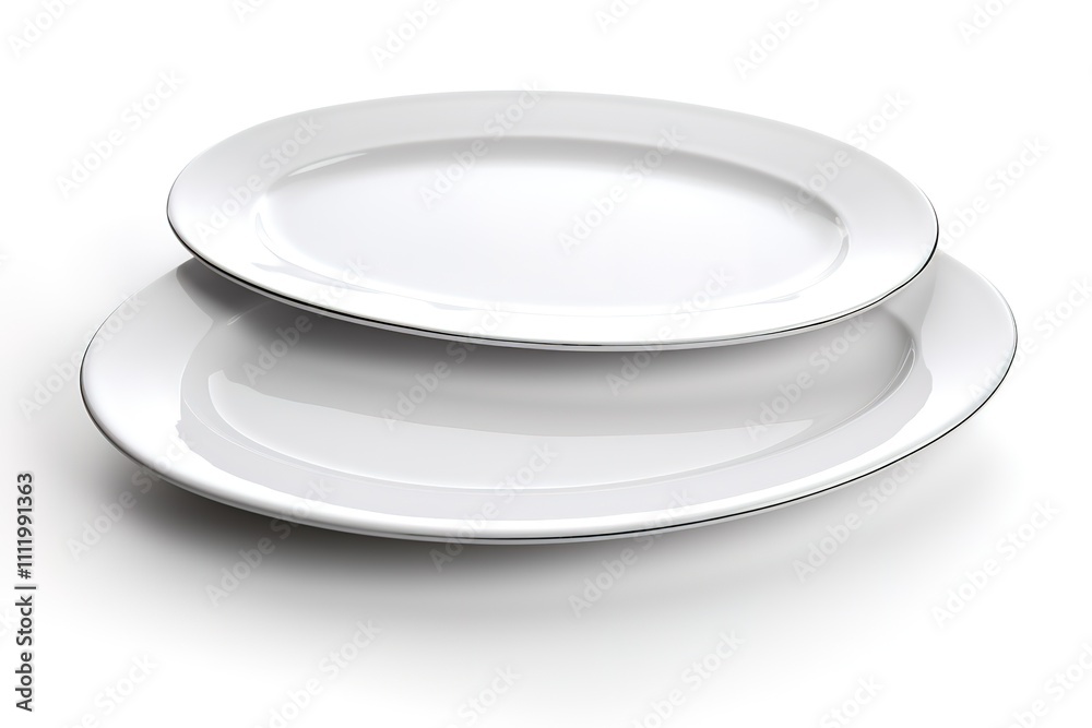 Empty white plate. Classic dishware item for serving desserts and small portions of food.
Empty white plate. Classic dishware item for serving desserts and small portions of food.