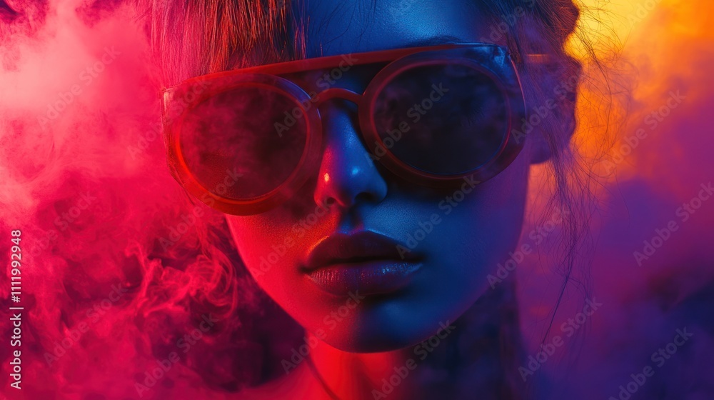 portrait of a woman with sunglasses portrait of a woman with sunglasses