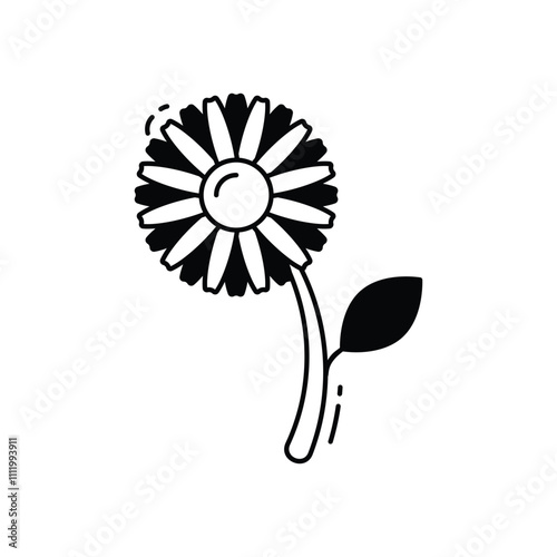 Calendula  vector icon