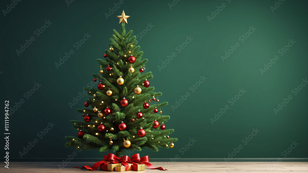 Christmas tree with decorations Christmas tree with decorations
