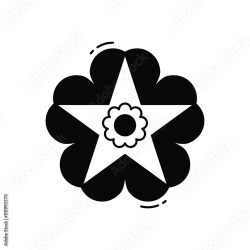 Morning glory vector icon