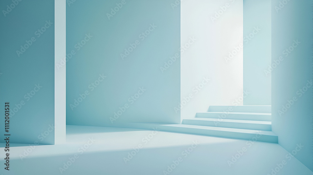 Soft gradient background in light blue with subtle light effects Soft gradient background in light blue with subtle light effects