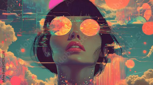 Retro Art with Vintage Aesthetic Design