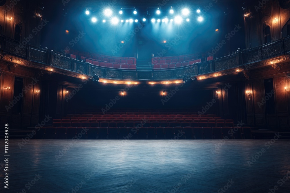 Fototapeta premium Empty Theater Stage