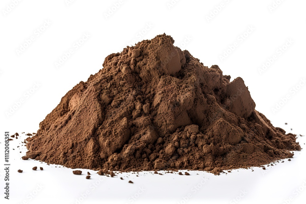 Small green plant in soil on white background
Small green plant in soil on white background