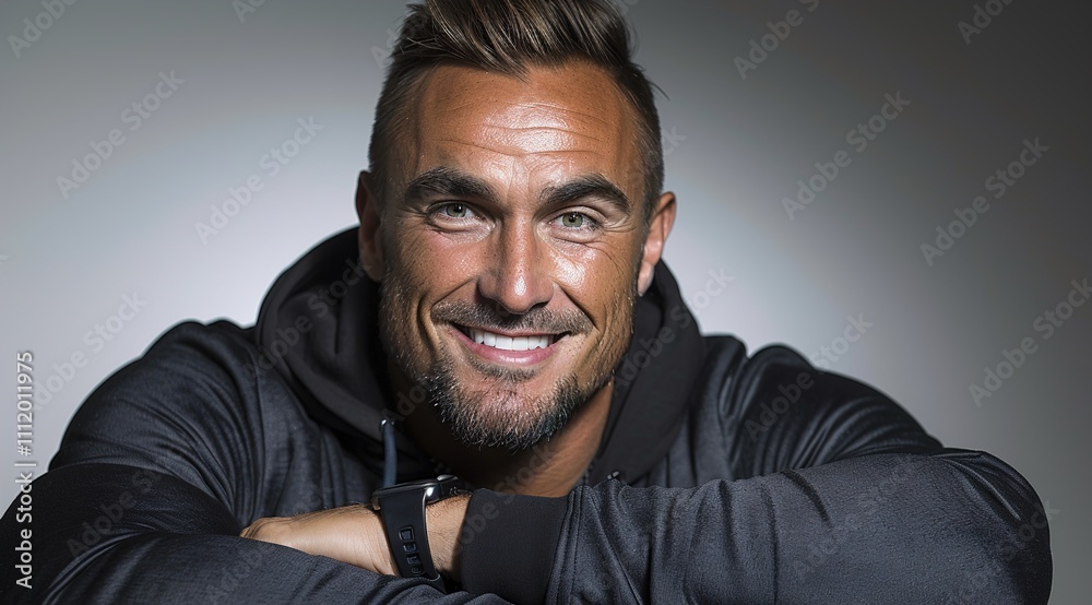 Young, handsome and friendly face man smile, dressed casually with happy and self-confident positive Young, handsome and friendly face man smile, dressed casually with happy and self-confident positive
