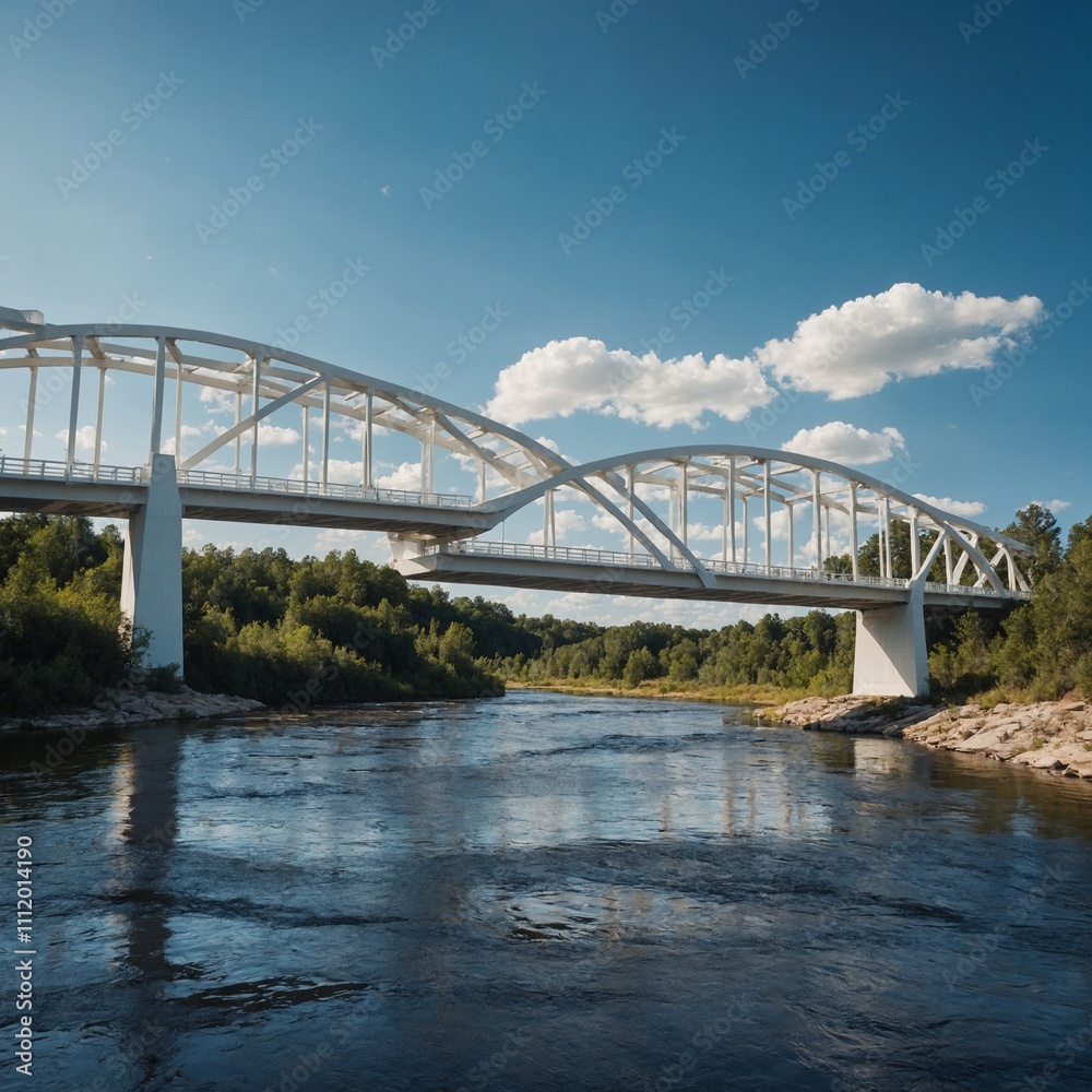 Obraz premium bridge over the river