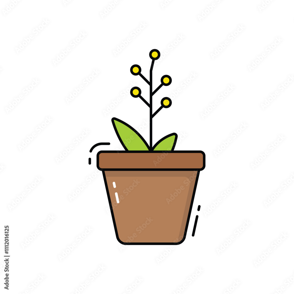 Obraz premium Hyacinth vector icon