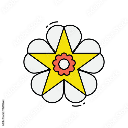 Morning glory vector icon