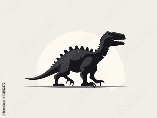 tyrannosaurus dinosaur vector illustration
