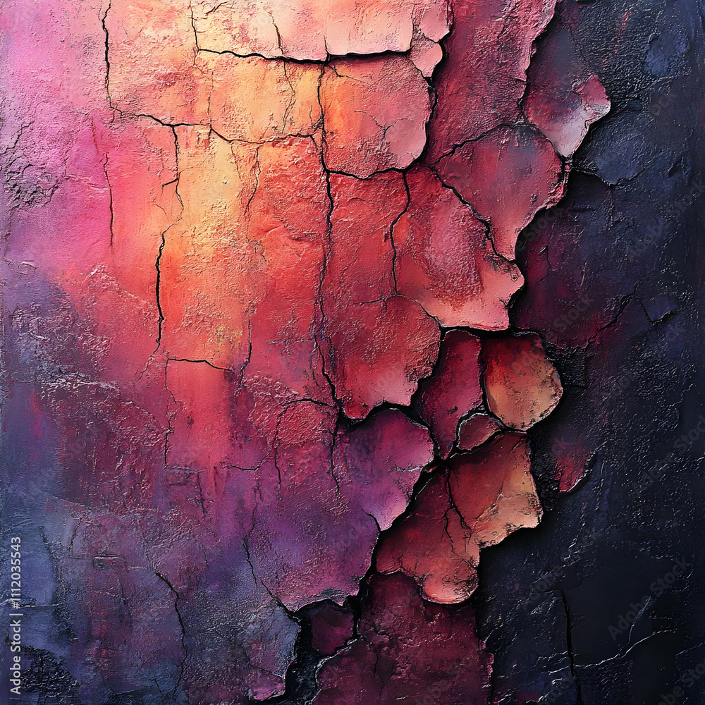Fototapeta premium Abstract Cracked Texture Art