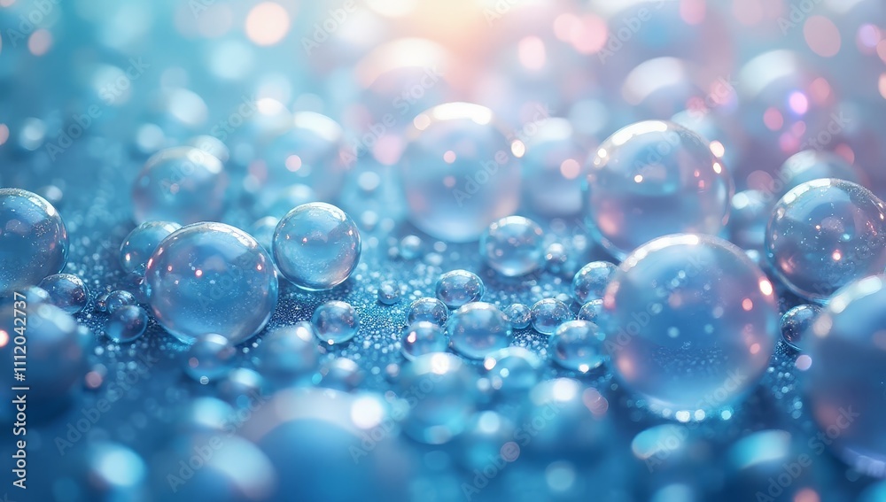 Naklejka premium water drops background