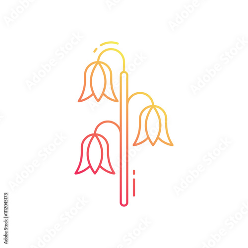 Bluebell vector icon