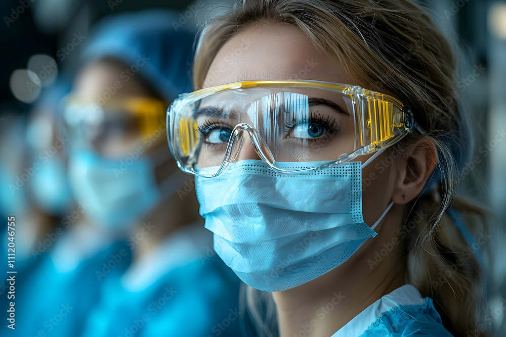 Safety First: Lab Worker Wearing Protective Gear