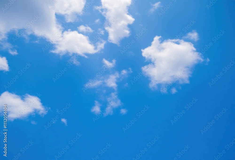 blue sky with a few clouds