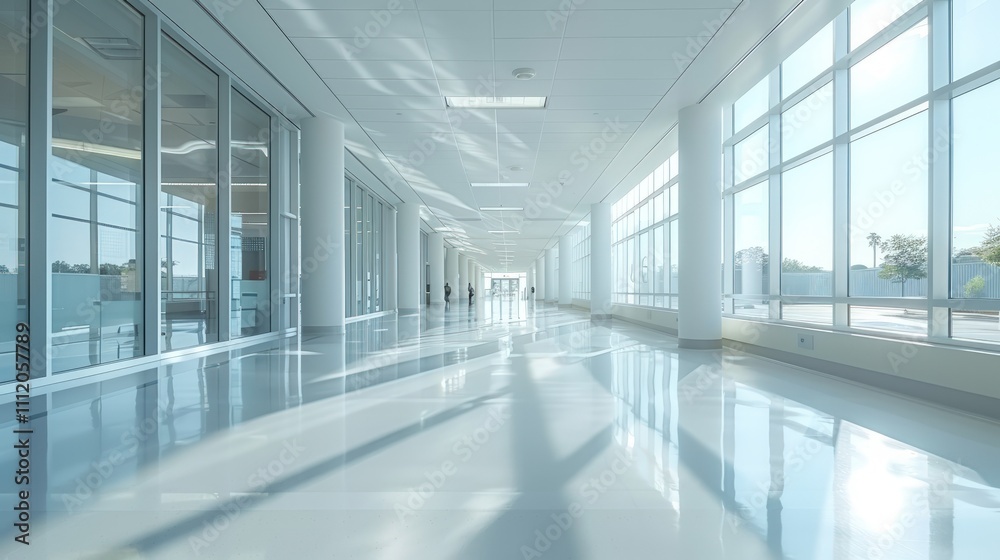 Modern Building Hallway Modern Building Hallway