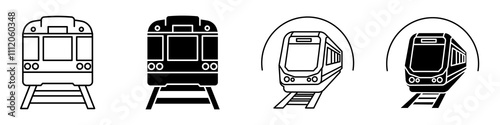 Subway icon set.