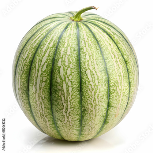 melon on white background