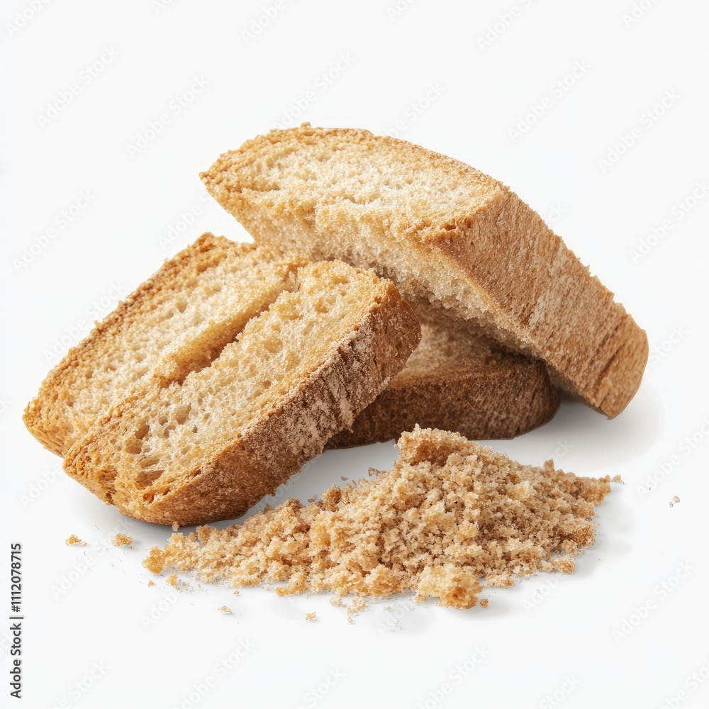 Bread crumbs isolated on transparent png. Bread crumbs isolated on transparent png.