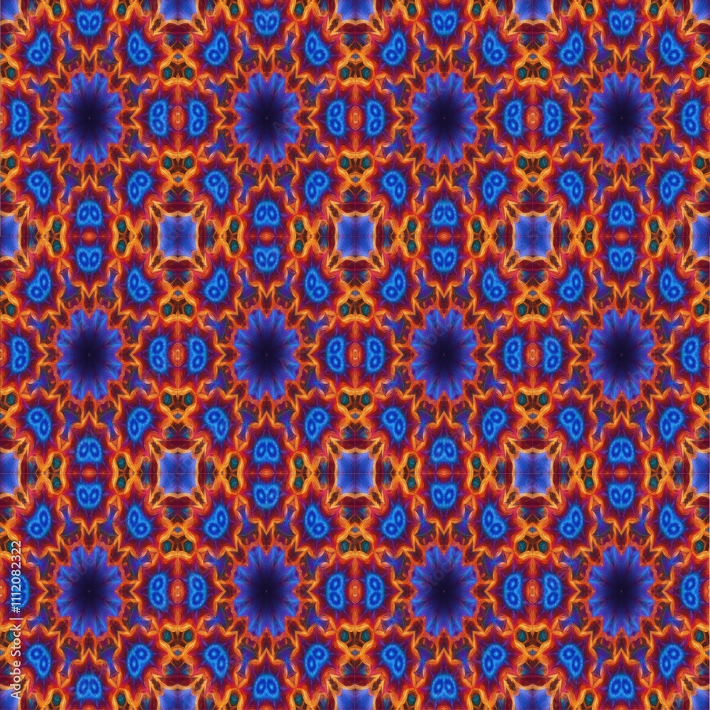 seamless pattern with flowers background with blocks seamless pattern with flowers background with blocks