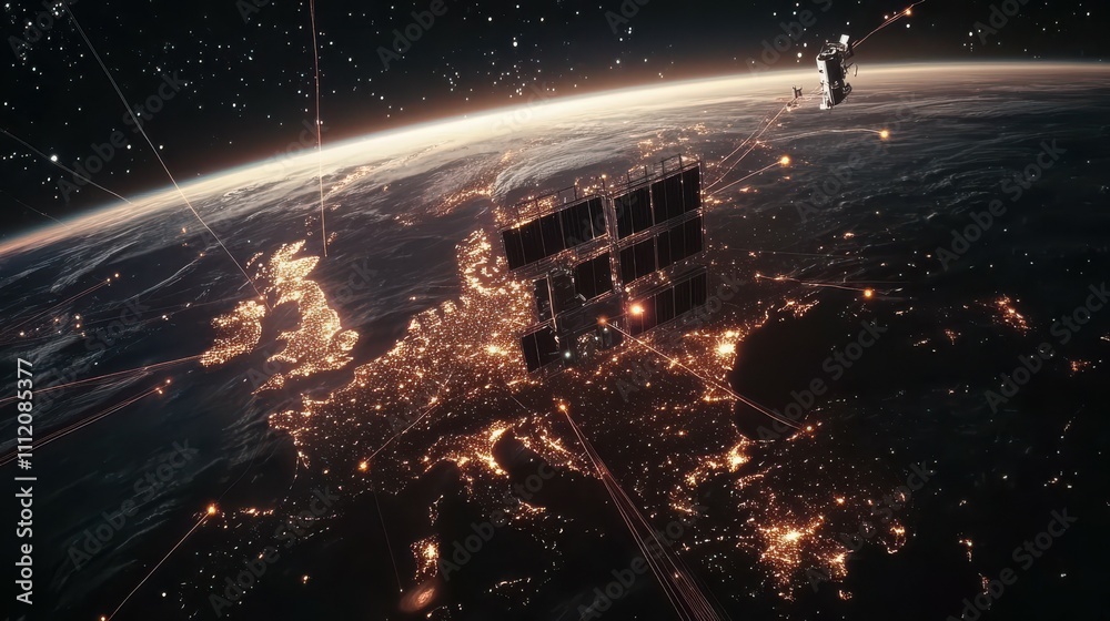 Celestial Connections:Europe Enveloped by an Interconnected Satellite Celestial Connections:Europe Enveloped by an Interconnected Satellite