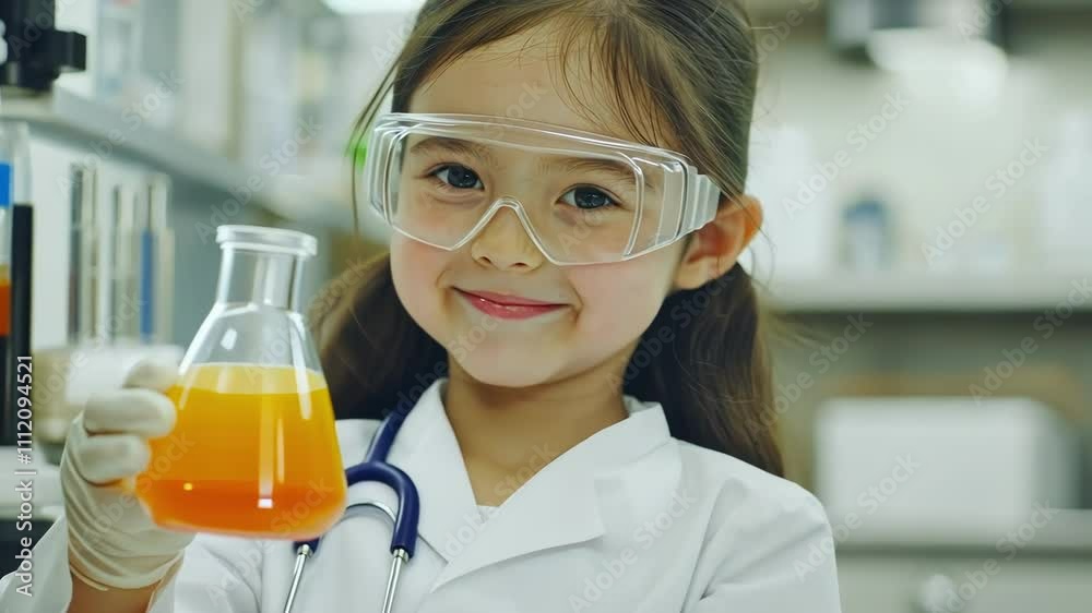 Young Aspiring Scientist in Lab Young Aspiring Scientist in Lab