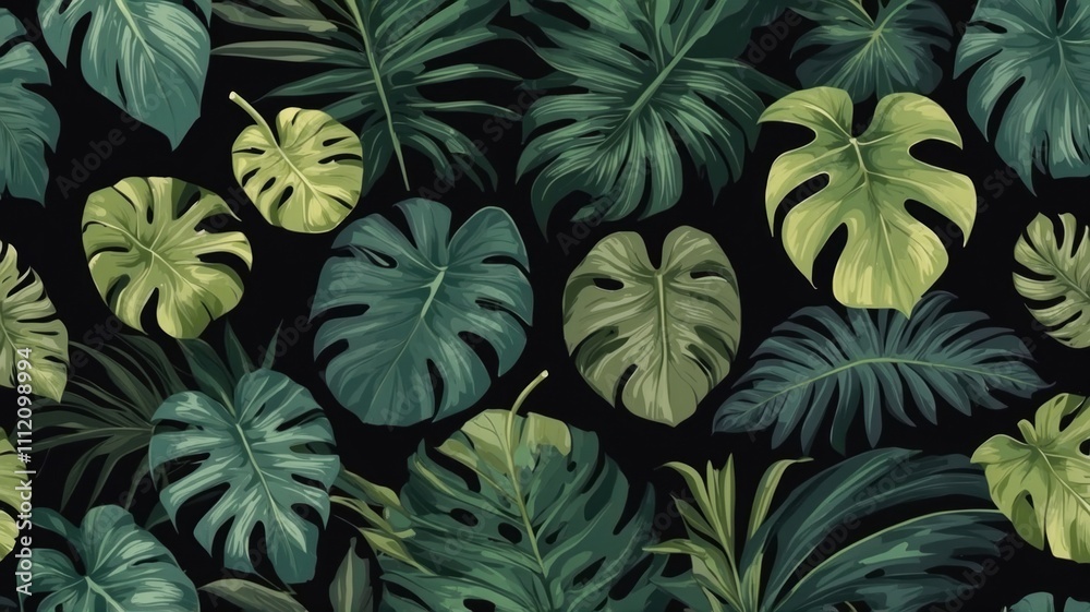 pattern with green and black pattern with green and black