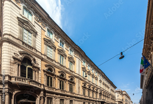 Doria Pamphili Palace Facade on Via Del Corso, Rome photo