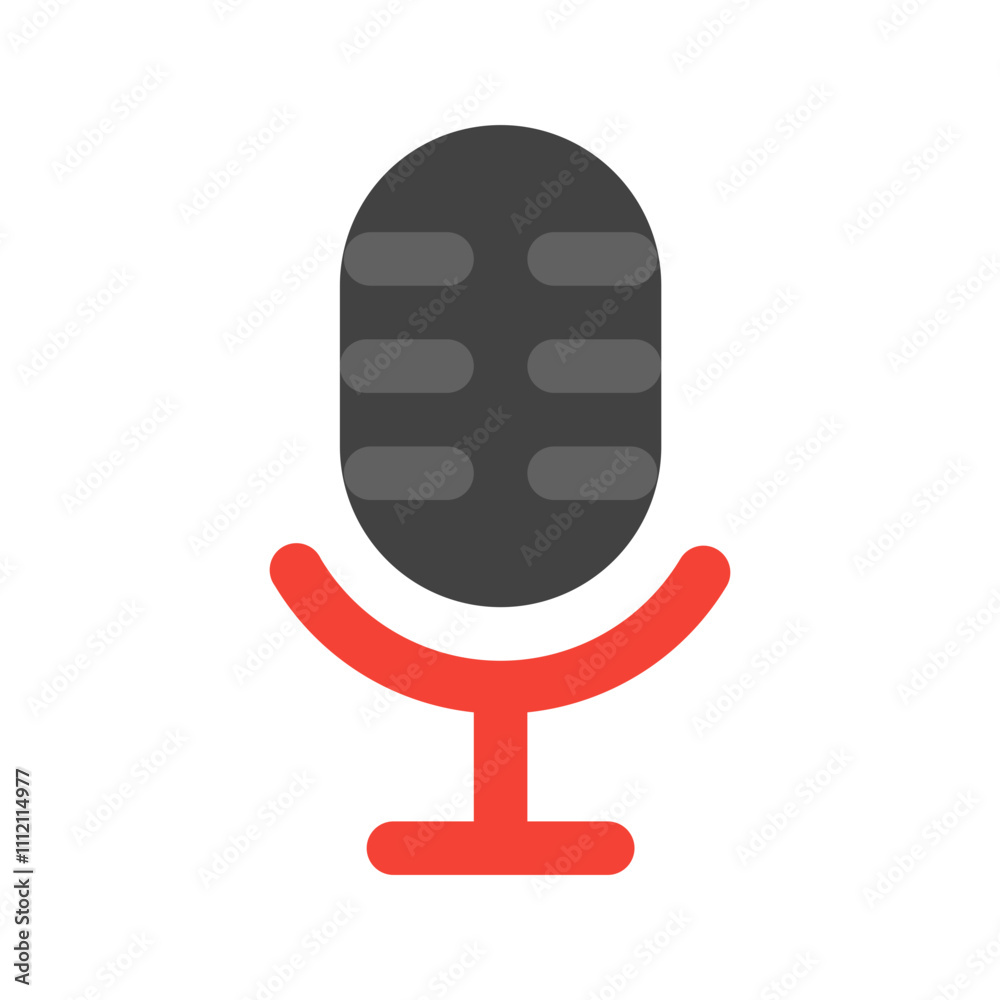 podcast flat icon