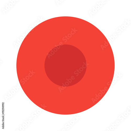 record flat icon