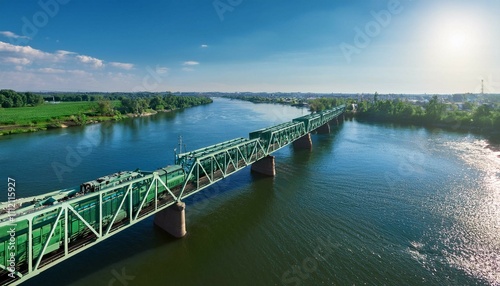 Wallpaper Mural bridge over the river Torontodigital.ca