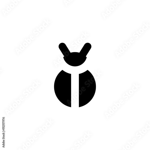 Pest icon symbol. Beetle, fly sign