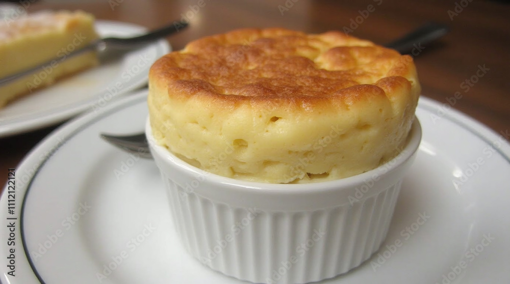 Souffle Dessert Close-up