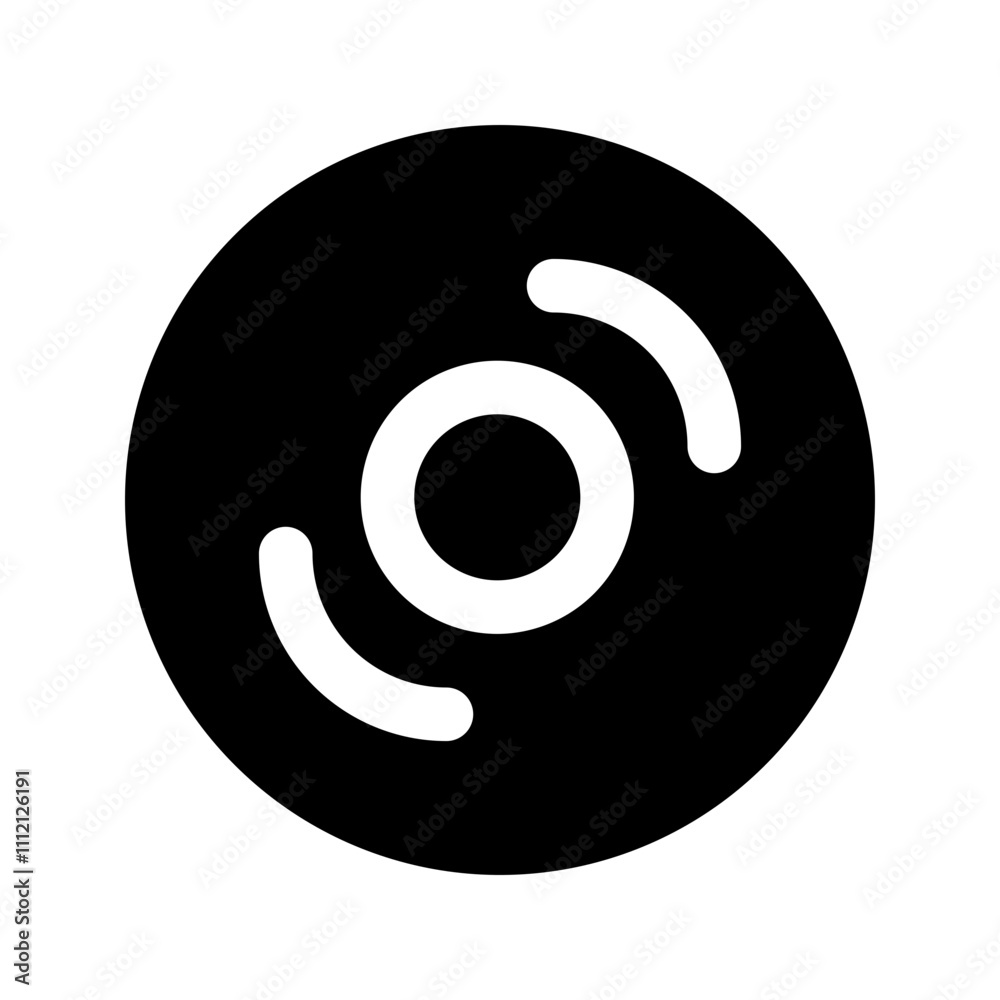 compact disc glyph icon compact disc glyph icon