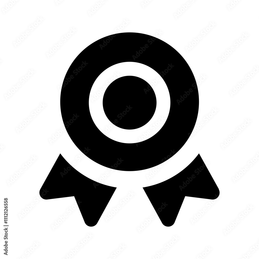 medal glyph icon medal glyph icon