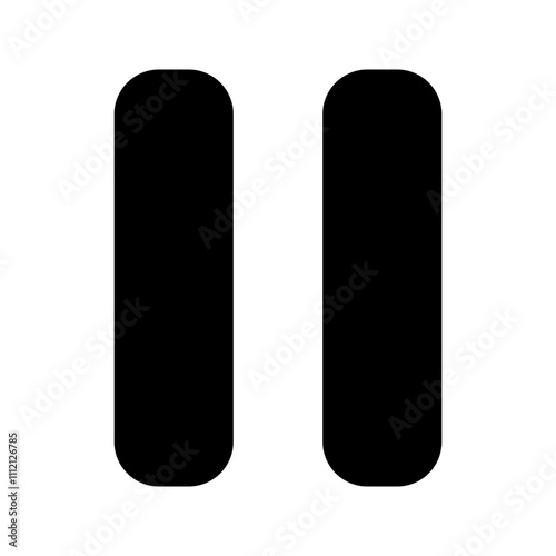 pause glyph icon