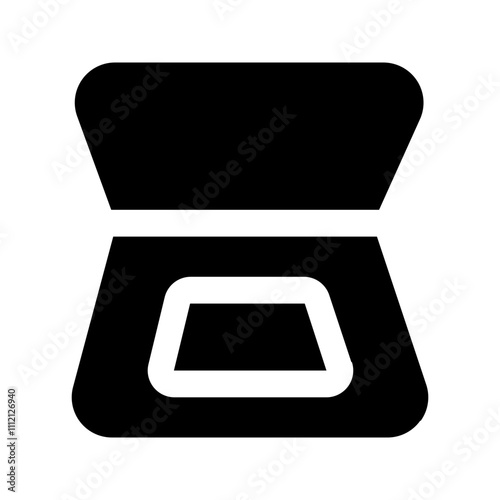 scanner glyph icon