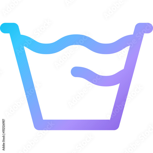 Washing machine symbols depicting various laundry cycles and settings for user guidance during wash