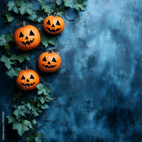 Halloween Jack-o'-Lantern Illustration photo